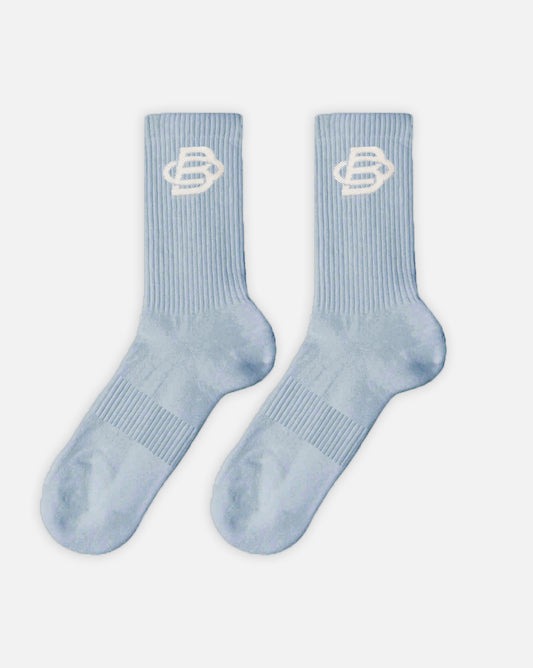 Unisex Socken Baby Blau