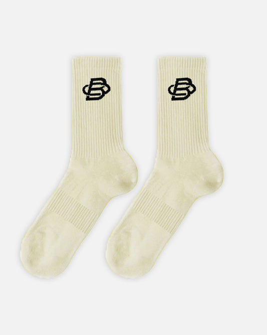 Unisex Socken Creme