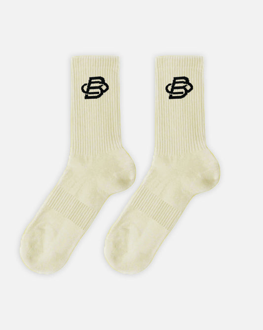 Unisex Socks Cream