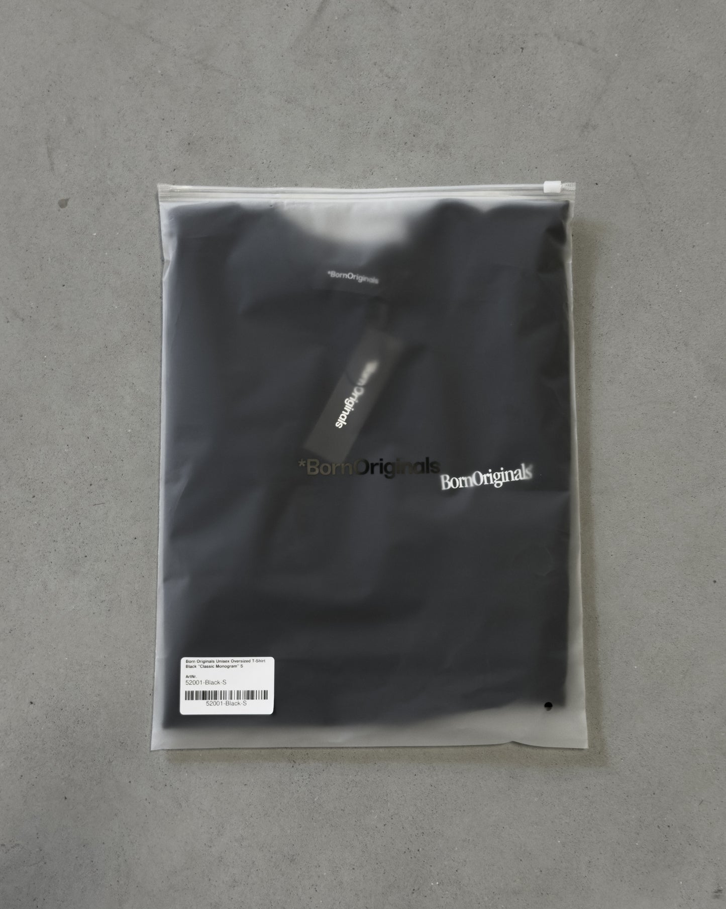 Unisex T-Shirt Black "Classic Monogram"