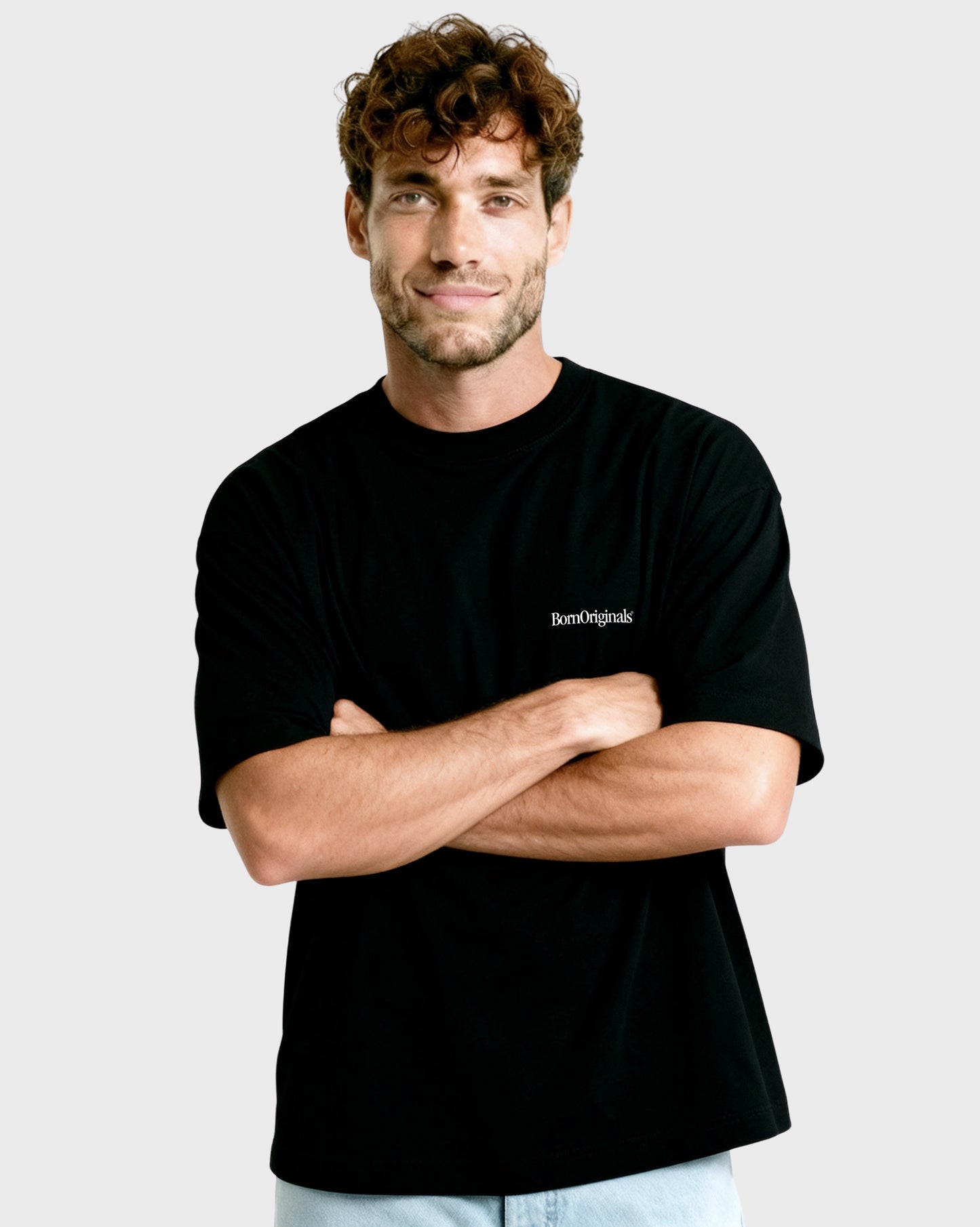 Unisex T-Shirt Black "Classic Monogram"