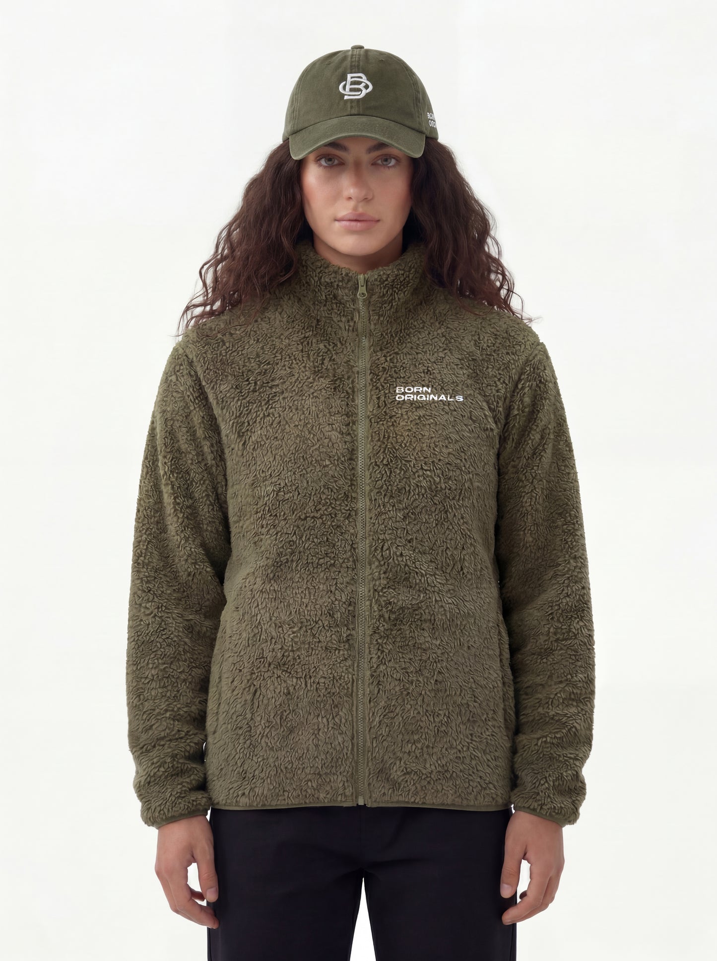 Base Cap Acid Wash Green "Modern Monogram"