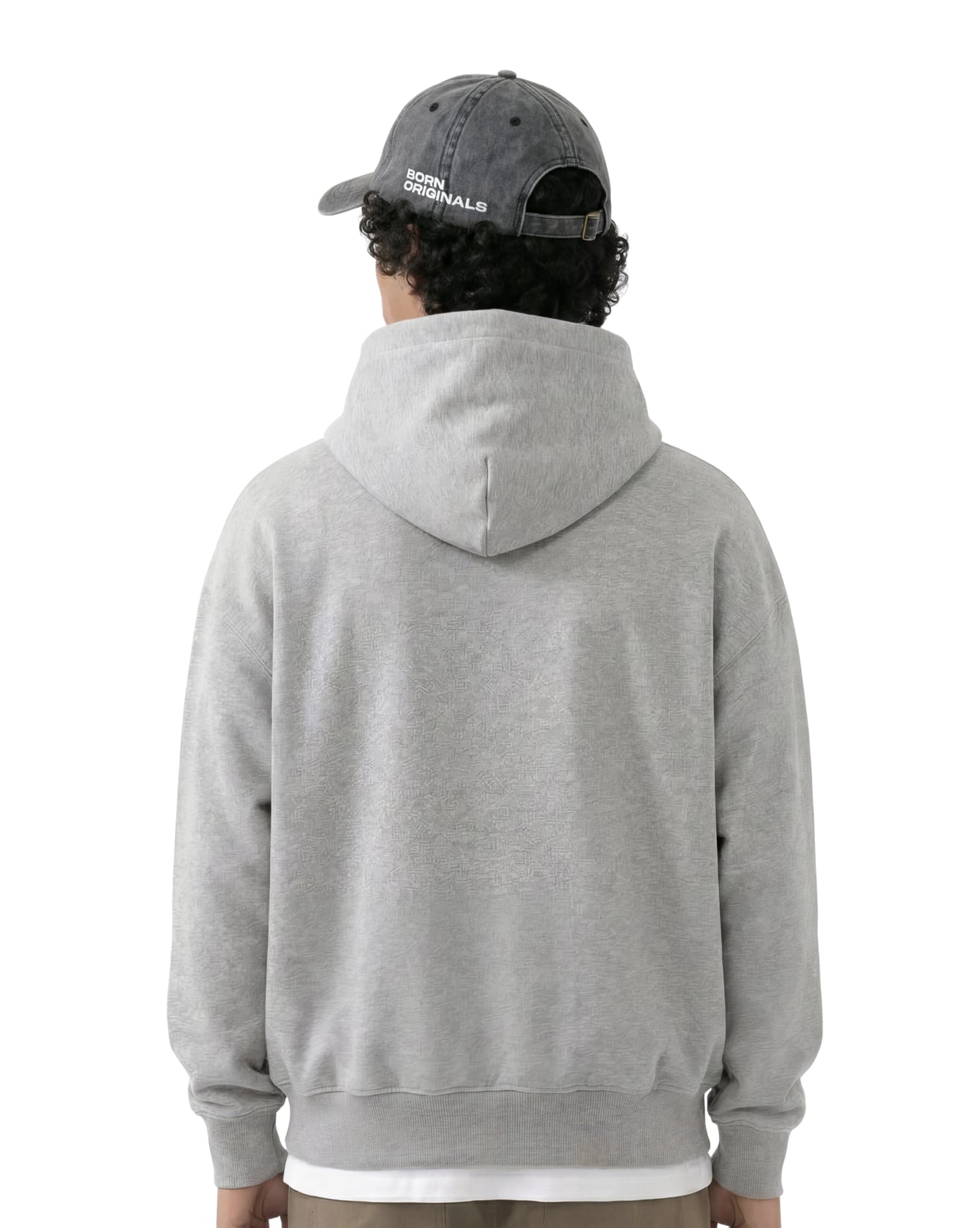 Base Cap Acid Wash Black "Modern Monogram"