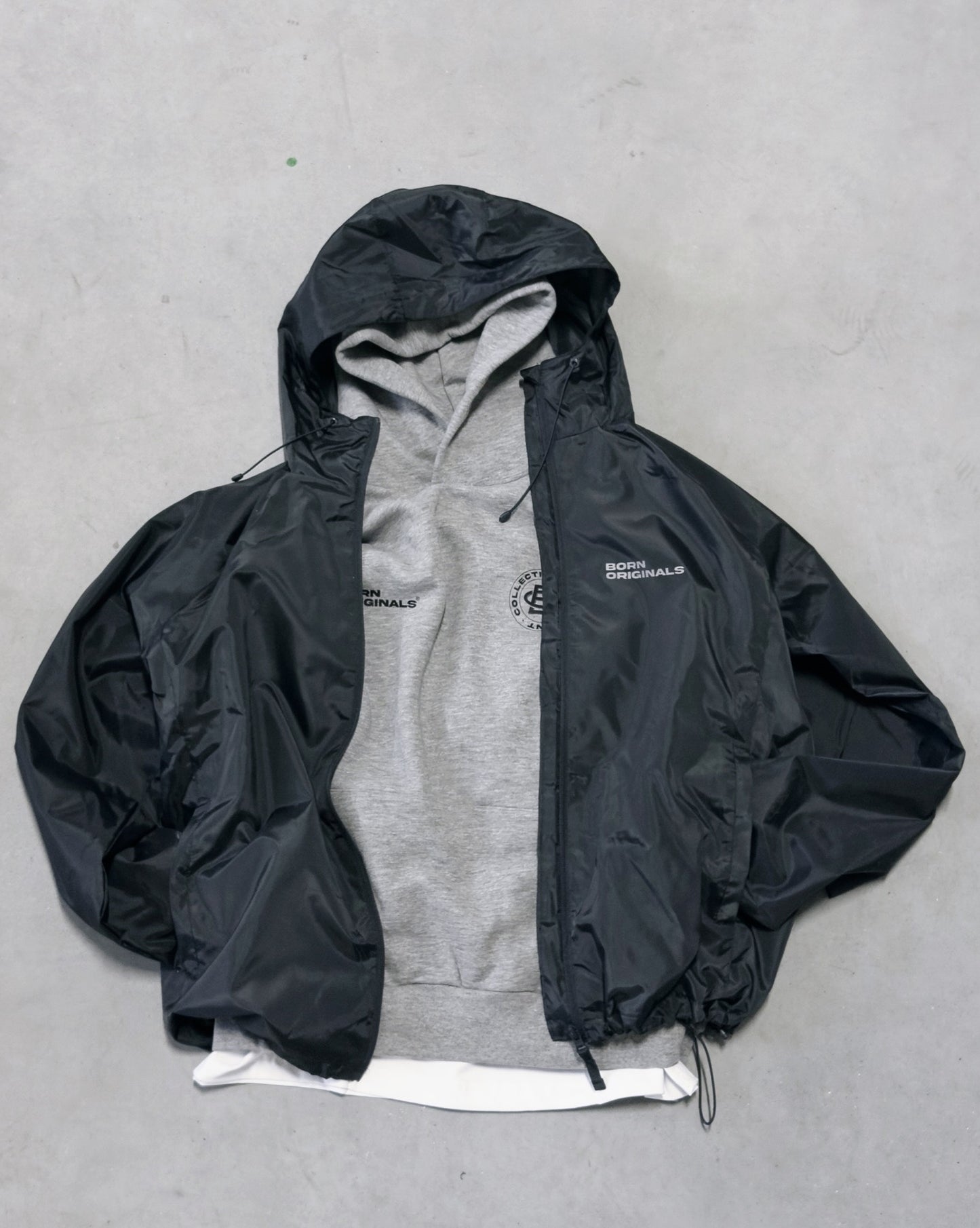 Unisex Windbreaker Charcoal