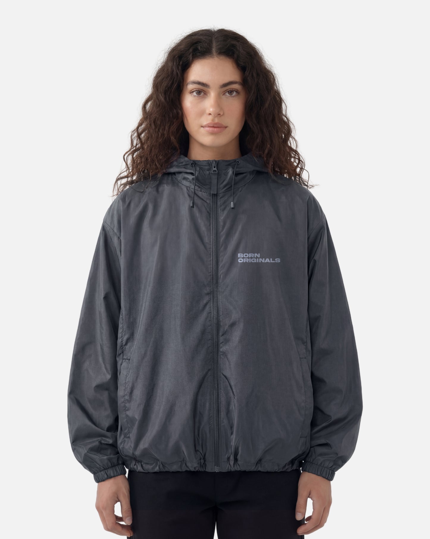 Unisex Windbreaker Charcoal