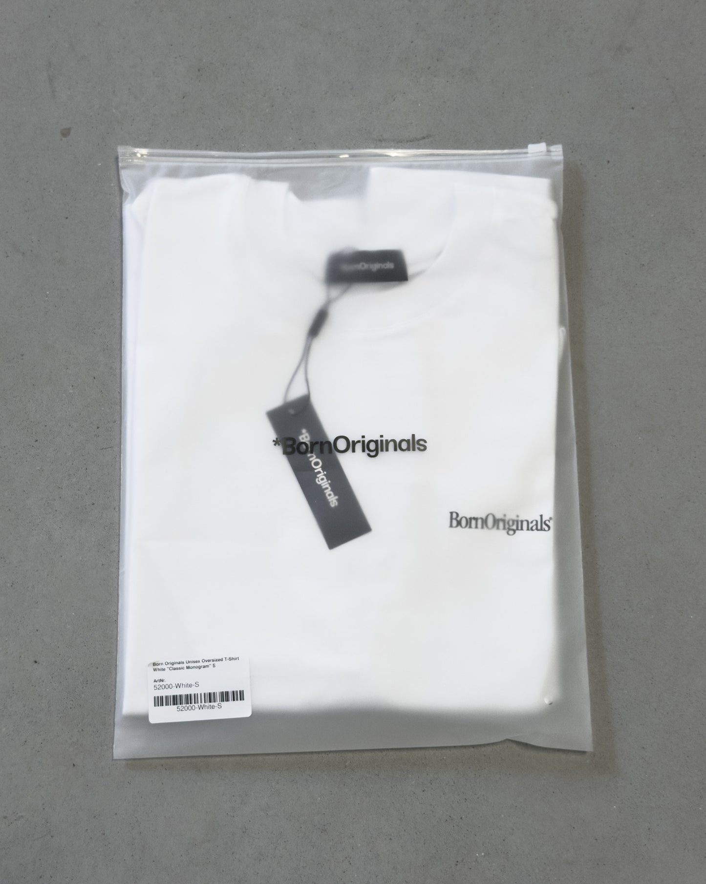 Unisex T-Shirt White "Classic Monogram"