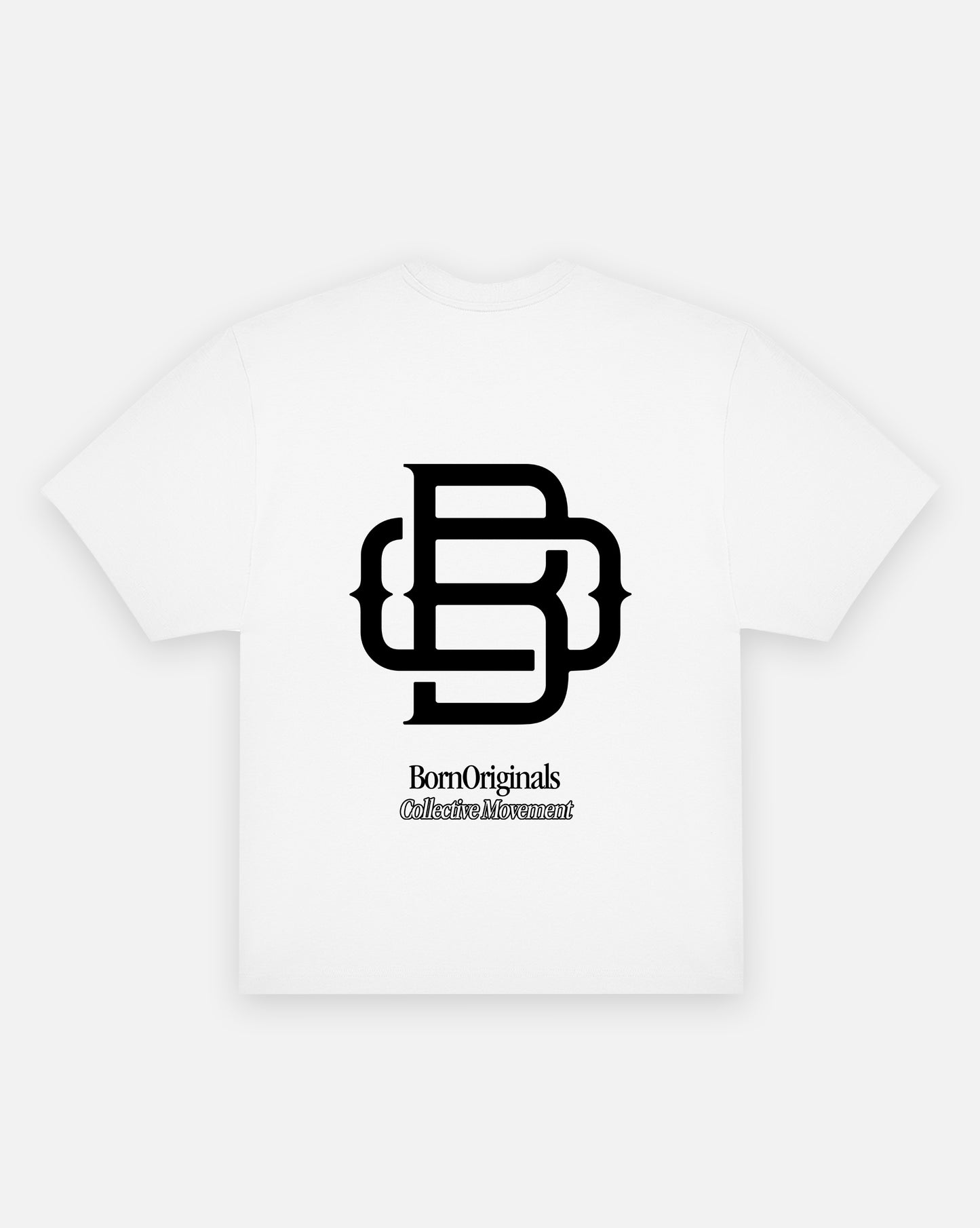 Unisex T-Shirt White "Classic Monogram"