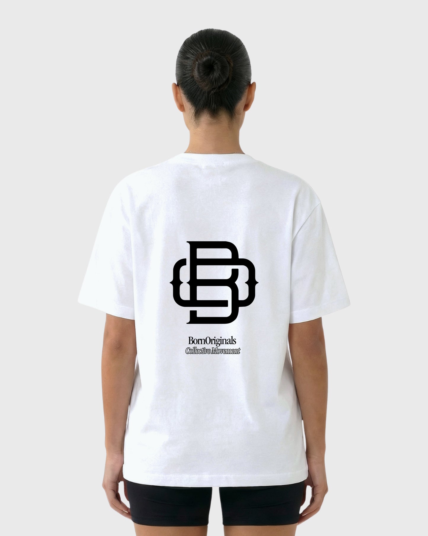 Unisex T-Shirt White "Classic Monogram"