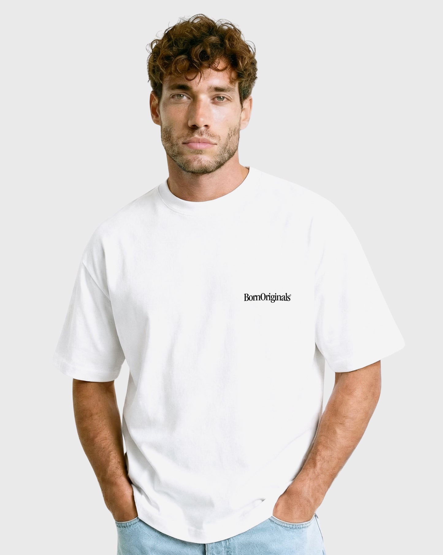 Unisex T-Shirt White "Classic Monogram"